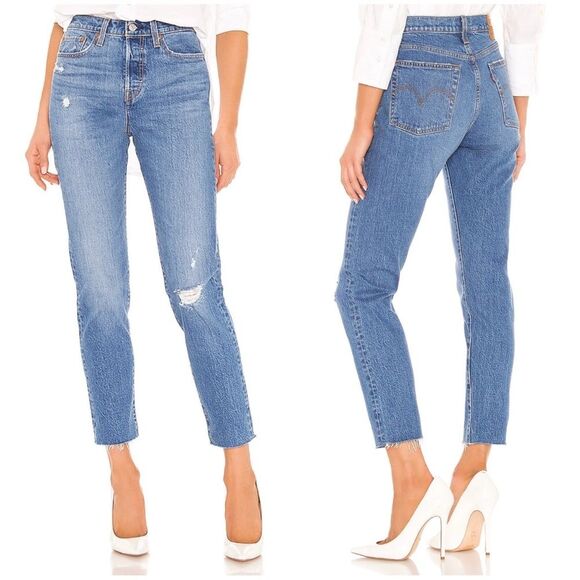 Levi’s Wedgie Icon Fit Jeans in Jive Taps - Picture 1 of 11